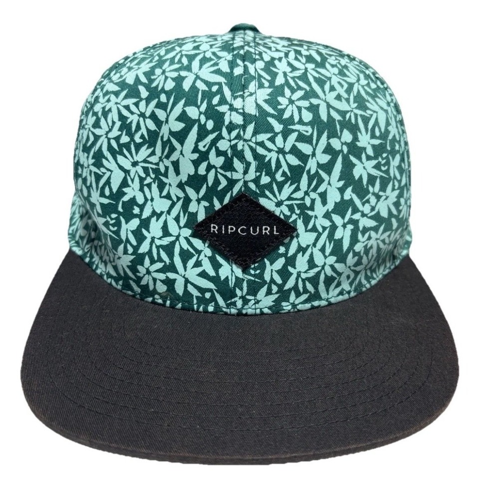 Rip Curl Hat Cap Mens Blue Snap Back Trucker Surf Surfbaord Beach Streetwear